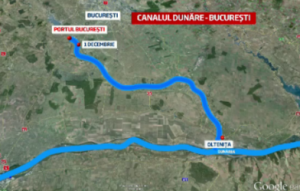 Canalul bucuresti-dunare plan