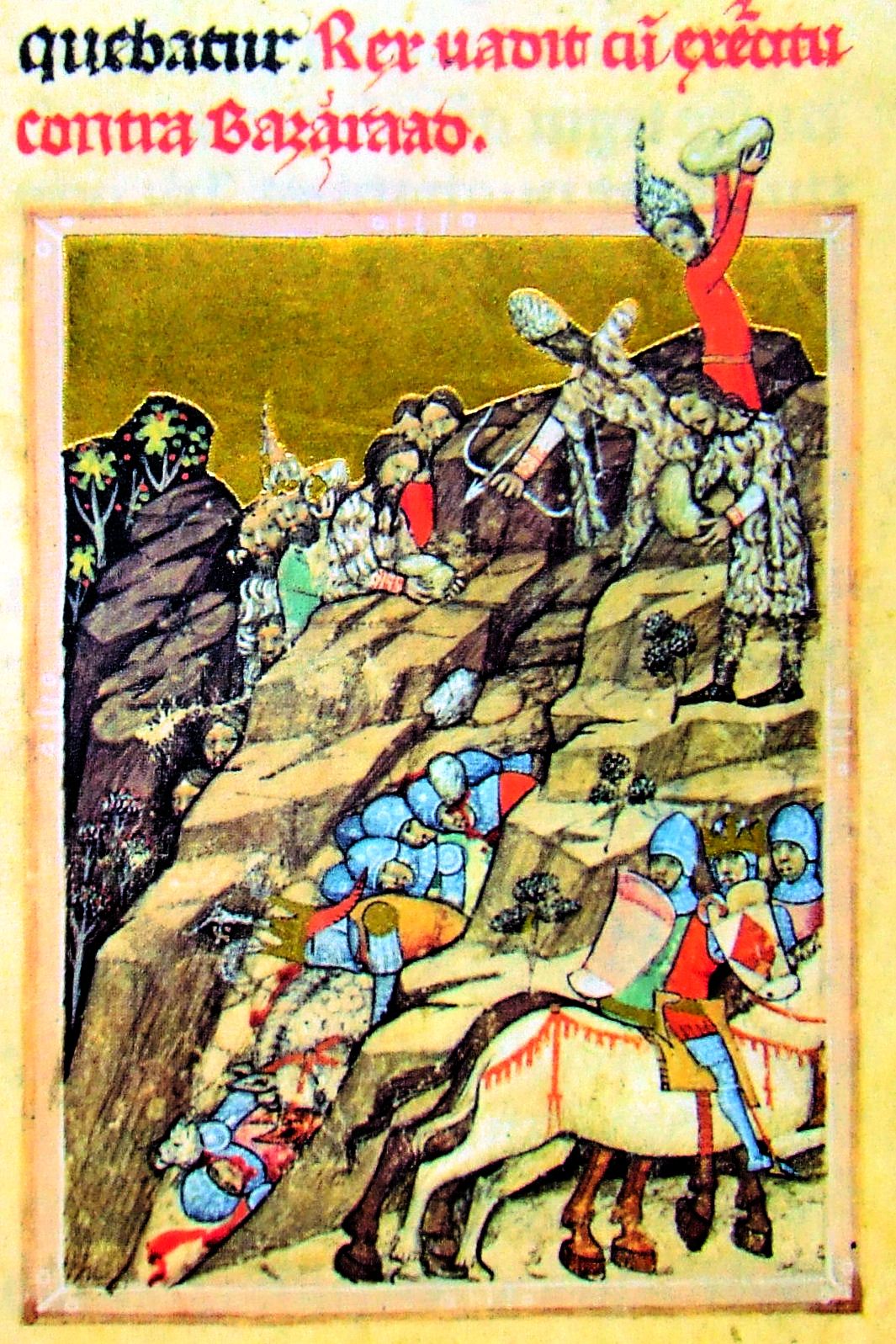 Batalia de la Posada ilustrata in Cronica pictata de la Viena
